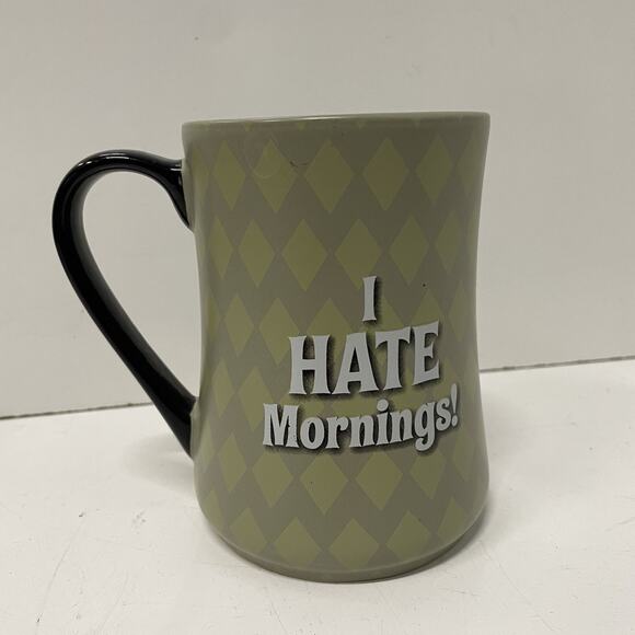 Disney Parks Authentic Mug Grumpy "I Hate Mornings!" Snow White Oversized - Picture 3 of 6